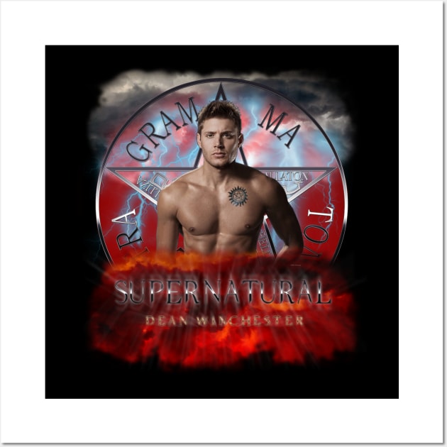 Supernatural Dean Winchester Sexy Wall Art by Ratherkool